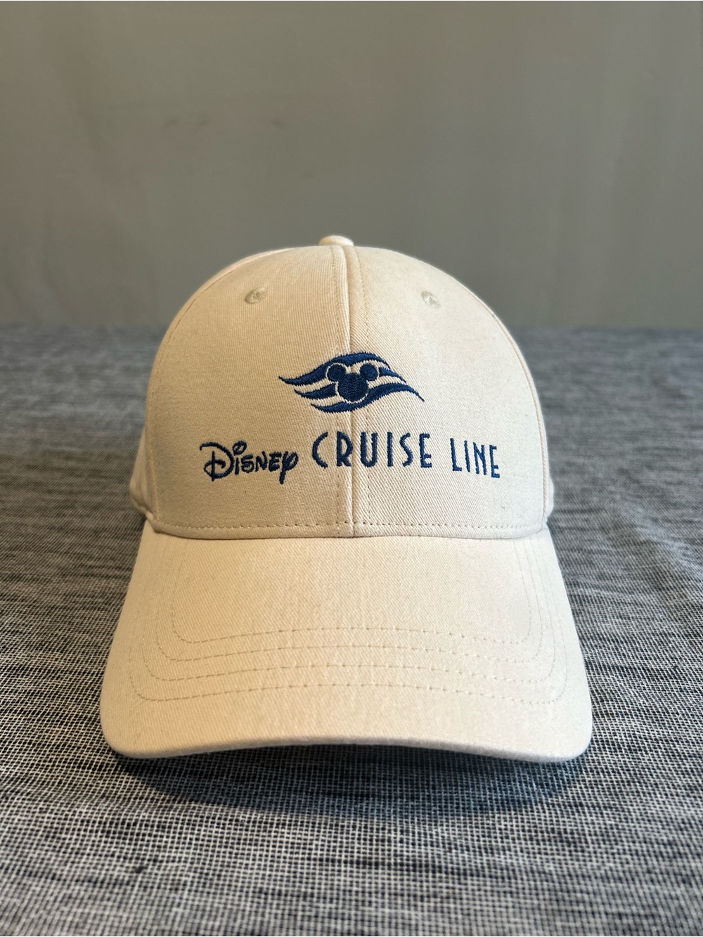 Disney Cruise Line Baseball Cap Hat Adult New Beige Adjustable DCL NEW